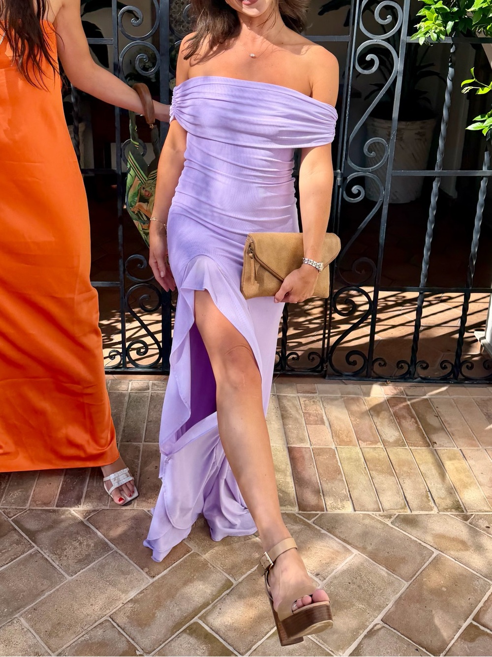 Meshki Audrey Off The Shoulder Dress